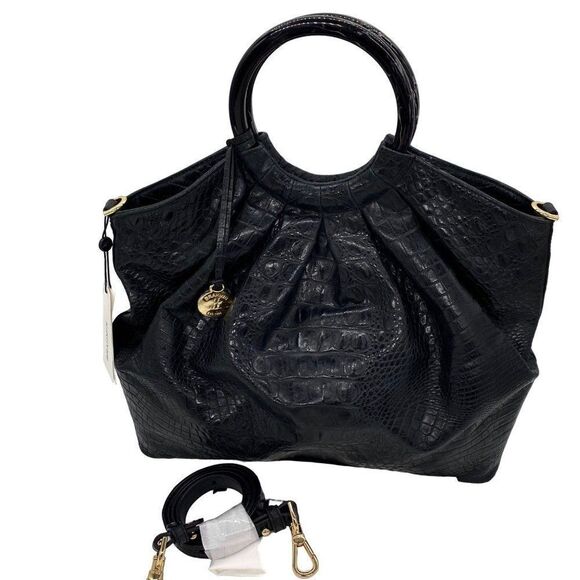 Brahmin Renata Croco Leather Tote Bag New